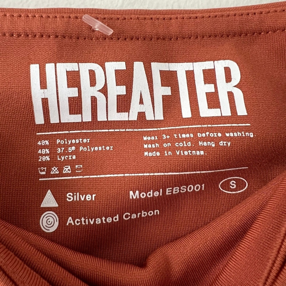 Hereafter Copper Pocket Biker Shorts High Waist Athletic Activewear S - Picture 2 of 3